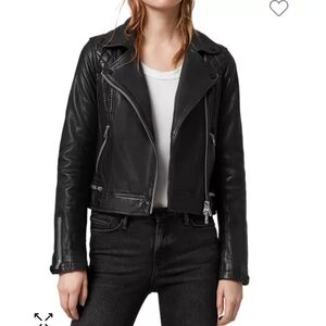 All Saints Conroy leather jacket